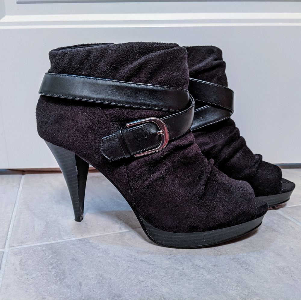 Cato Peep Toe Booties